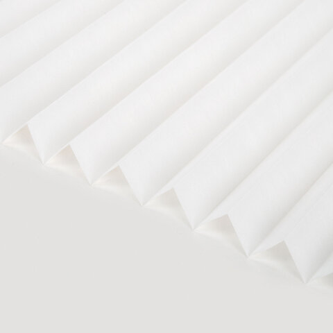 Жалюзи-плиссе, штора тканевая самоклеящаяся BRABIX, 60х180 см, "СТАНДАРТ+", 80 г/м2, цвет белый, 1 шт., 700007