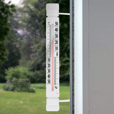 Термометр оконный, "ЛИПУЧКА", диапазон измерения: от -50 до +50 °C, ПТЗ, ТБ-223
