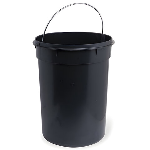 Ведро мусорное с педалью 20 литров "Classic", ЗЕРКАЛЬНОЕ, нержавеющая сталь, со съемным внутренним ведром, LAIMA, 232262