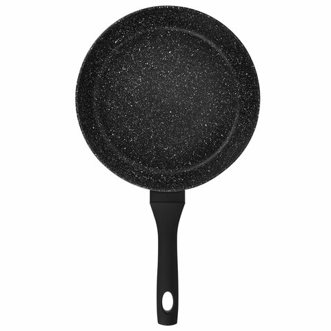 Сковорода 26 см, антипригарное покрытие, soft-touch ручка, SCOVO "Hi-Black", HB-004