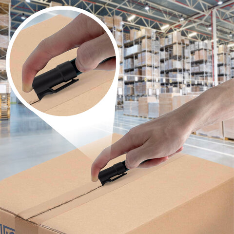 Маркер перманентный с колпачком для вскрытия коробок BRAUBERG LOGISTIC SPECIAL, черный, 1-3 мм, 152569