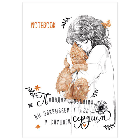 Блокнот МАЛЫЙ ФОРМАТ А6 105x152 мм, 40 л., гребень, фольга, TWIN лак, клетка, "МИКС 5" (8 видов), 099050