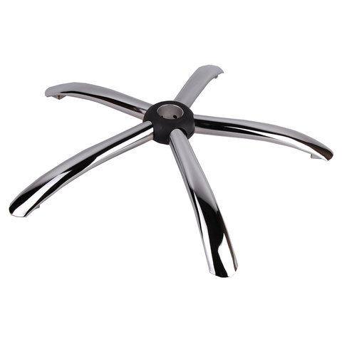 Пятилучие для кресла, нагрузка до 120 кг, диаметр 700 мм, NZ004, металлическое, хром