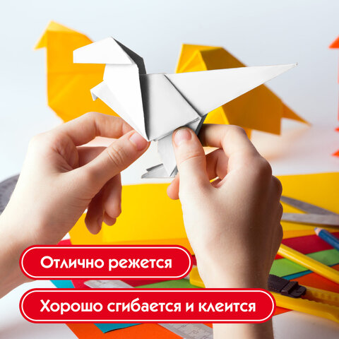 Картон белый А4 немелованный (матовый), 24 листа, ПИФАГОР, 200х290 мм, "Совушка", 113565