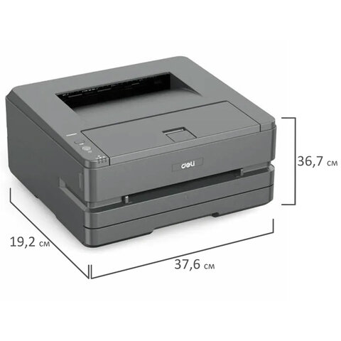 Принтер лазерный DELI P3100DNW, A4, 31 стр./мин., 30000 стр./мес, ДУПЛЕКС, сетевая карта, Wi-Fi