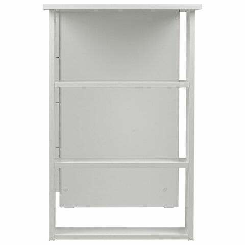 Стол письменный/компьютерный BRABIX "Scandi CD-016", 1100х500х750 мм, 4 ящика, белый, 641891, ЦБ013707-1