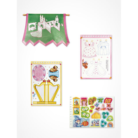 Книга-конструктор 3D-домик с наклейками, 36 стр., 33,5х24 см, АССОРТИ, МОЗАИКА-СИНТЕЗ