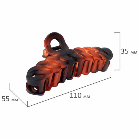 Краб для волос 11 см, АССОРТИ, MONTE VITA (МОНТЕ ВИТА), 457012