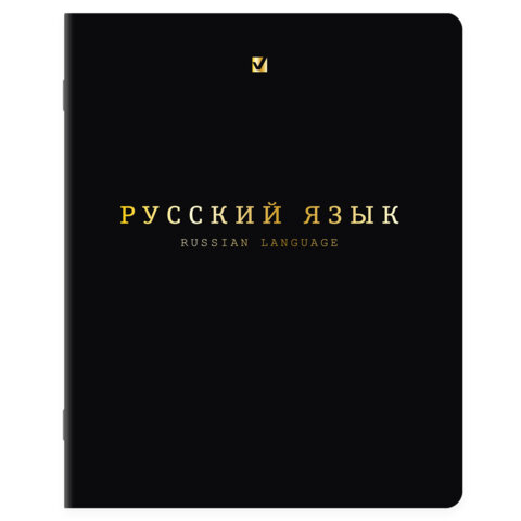Тетради предметные, КОМПЛЕКТ 12 ПРЕДМЕТОВ, 48 л., Soft-Touch, 3D-фольга, BRAUBERG, "BLACK GOLD", 405602