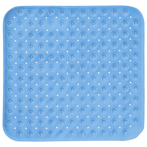 Коврик для ванны/душевой противоскользящий 54х54 см, "Полусферы", прозрачный, ПВХ, PRIMILA (ПРИМИЛА), 700369