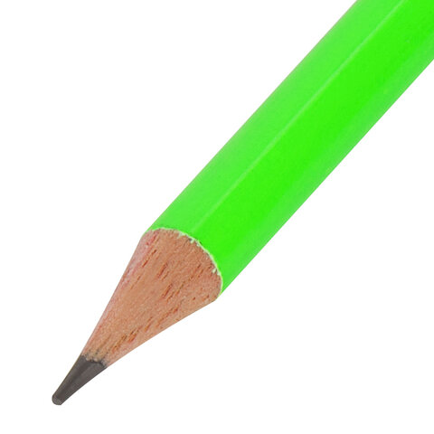 Карандаш чернографитный BRAUBERG "PREMIUM TURKEY", 1 шт., "Ultra", НВ, ассорти, дисплей,181570