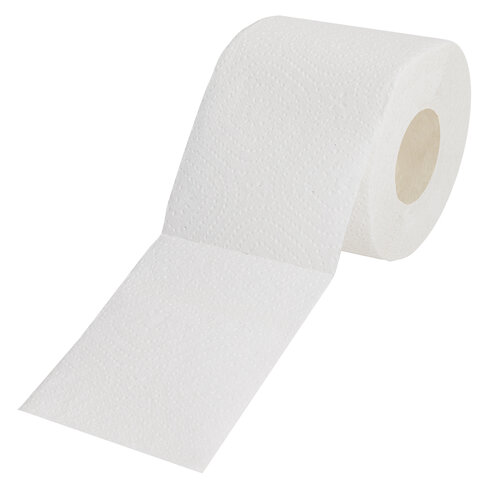 Бумага туалетная бытовая, спайка 4 шт., 2-х слойная (4х15 м), VEIRO "Домашняя", белая, 1с24