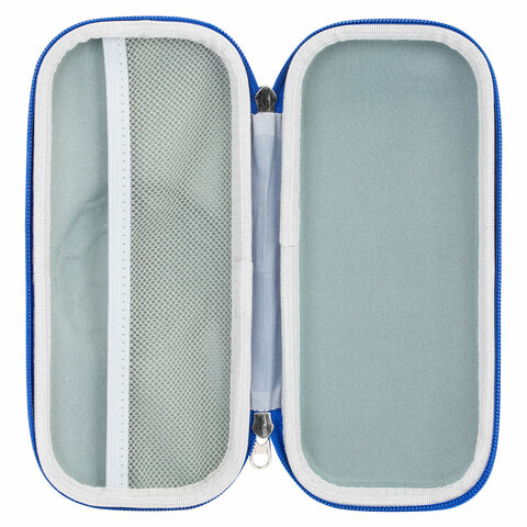 Пенал ЮНЛАНДИЯ, 1 отделение, карман, полиэстер/EVA, 22х10х5 см, "Football match", 273191