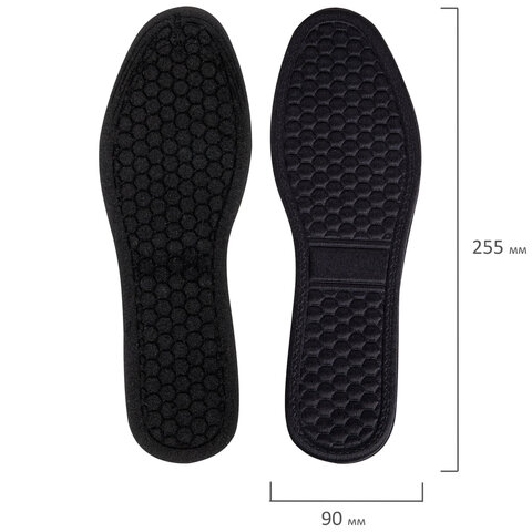 Стельки для обуви с МАССАЖНЫМ ЭФФЕТОМ, материал HI-POLY, размер RU 34-39 / EU 35-40, с линиями выреза, SHEGRA (ШЕГРА), 700754