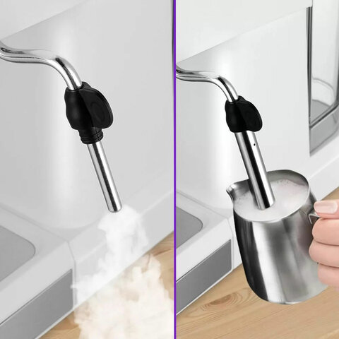 Кофеварка рожковая KITFORT КТ-7139, 1050 Вт, объем 1,5 л, 15 бар, ручной капучинатор, белая