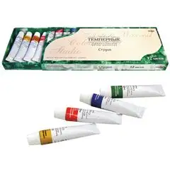 Темперные краски художественные