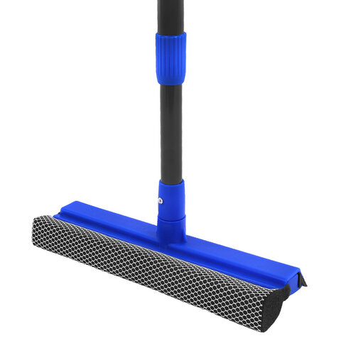 Окномойка КОМПЛЕКТ черенок металлопластик 70-120 см + рабочая часть 25 см (в разборе), ЛЮБАША, 700049