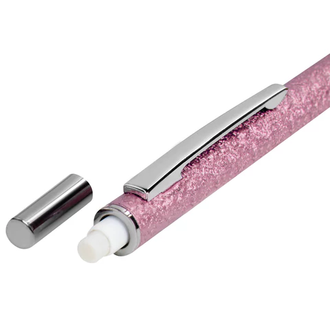 Карандаш механический 0,5 мм + грифели HB 12 штук на блистере, BRAUBERG "ROSE PINK", 181971