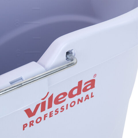 Ведро с отжимом VILEDA PROFESSIONAL "УльтраСпид Мини" 10 л, красный, 129686, 129687