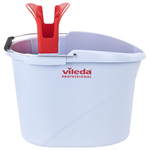 Ведро с отжимом VILEDA PROFESSIONAL "УльтраСпид Мини" 10 л, красный, 129686, 129687