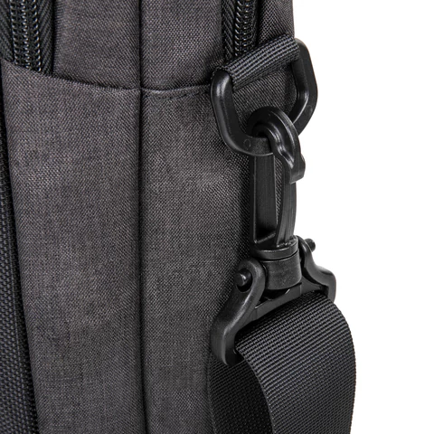 Сумка портфель BRAUBERG PRAGMATIC с отделением для ноутбука 15-16", "Vector", серо-черная, 30х42х8 см, 270827