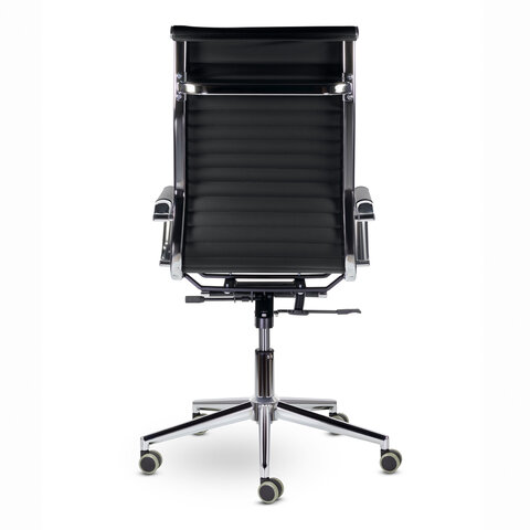 Кресло офисное BRABIX PREMIUM "Intense EX-531", экокожа, хром, черное, 532540
