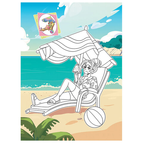 Раскраска с заданиями "Для мальчиков и девочек" с цветным фоном, А4, 16 стр., 21х29 см, АССОРТИ, ЛиС