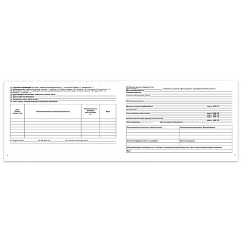 Медицинская карта для взрослого форма №025/у, 144 л., твердая, А5 (218х153 мм), STAFF, 130295