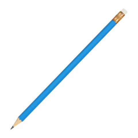 Карандаш чернографитный KOH-I-NOOR, 1 шт., "Astra", НВ, с ластиком, корпус ассорти, заточенный, 1380, 1380002017KSRU
