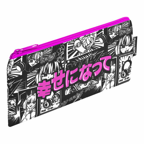 Папка на молнии с ручками А4, мешок для обуви 42х33 см, пенал 20х10 см, "Anime movie", НАБОР BRAUBERG, 272101