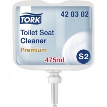 Картридж очиститель-антисептик для сиденья унитаза TORK (Система S2) Premium, 0,475 л, КОМПЛЕКТ 8 шт