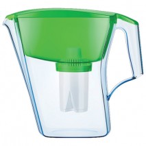 Кувшин-фильтр для очистки воды АКВАФОР &quot;Лайн&quot;, 2,8 л, со сменной кассетой, зеленый, И3596