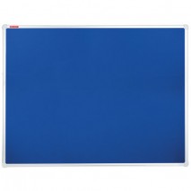 Доска c текстильным покрытием для объявлений 90х120 см синяя, ГАРАНТИЯ 10 ЛЕТ, РОССИЯ, BRAUBERG, 231
