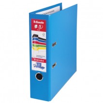 Папка-регистратор ESSELTE &quot;VIVIDA Plus&quot;, А4+, с двухсторонним покрытием из пластика, 80 мм, синяя, 8