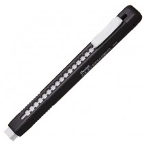 Ластик выдвижной PENTEL (Япония) &quot;Clic Eraser&quot;, 117х12х15 мм, белый, черный держатель, ZE80-A
