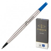 Стержень для ручки-роллера PARKER &quot;Quink RB&quot;, металлический, 116 мм, линия письма 0,7 мм, синий, 195