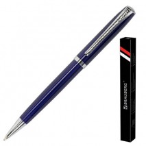 Ручка подарочная шариковая BRAUBERG &quot;Cayman Blue&quot;, корпус синий, узел 1 мм, линия письма 0,7 мм, син
