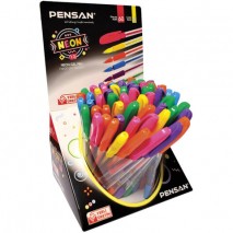 Ручка гелевая PENSAN &quot;Neon Gel&quot;, НЕОН АССОРТИ, узел 1 мм, линия письма 0,5 мм, дисплей, 2290/S
