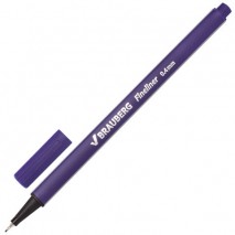 Ручка капиллярная (линер) BRAUBERG &quot;Aero&quot;, ФИОЛЕТОВАЯ, трехгранная, металлический наконечник, линия