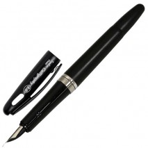Ручка перьевая PENTEL (Япония) &quot;Tradio Calligraphy&quot;, корпус черный, линия письма 1,8 мм, черная, TRC