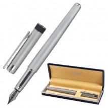 Ручка подарочная перьевая GALANT &quot;SPIGEL&quot;, корпус серебристый, детали хромированные, узел 0,8 мм, 14