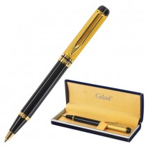 Ручка подарочная шариковая GALANT &quot;Classic&quot;, корпус черный с золотистым, золотистые детали, пишущий