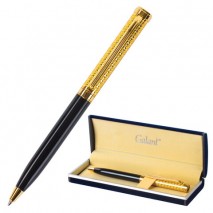 Ручка подарочная шариковая GALANT &quot;Empire Gold&quot;, корпус черный с золотистым, золотистые детали, пишу