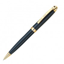 Ручка подарочная шариковая PIERRE CARDIN (Пьер Карден) &quot;Gamme&quot;, корпус черный, латунь, золотистые де