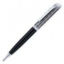 Ручка подарочная шариковая PIERRE CARDIN (Пьер Карден) &quot;Gamme&quot;, корпус черный/серый, акрил, хром, си