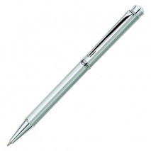 Ручка подарочная шариковая PIERRE CARDIN &quot;Crystal&quot;, корпус серебряный, латунь, хром, синяя, PC0708BP