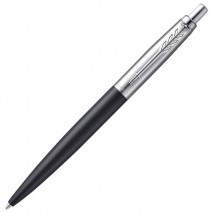 Ручка шариковая PARKER &quot;Jotter XL&quot;, УТОЛЩЕННЫЙ корпус, черный матовый лак, детали из нержавеющей ста