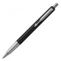 Ручка шариковая PARKER &quot;Vector Standard Black CT&quot;, корпус черный, детали из нержавеющей стали, синяя