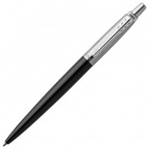 Ручка шариковая PARKER &quot;Jotter Plastic CT&quot;, корпус черный, детали из нержавеющей стали, блистер, син