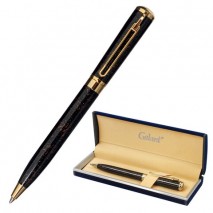 Ручка подарочная шариковая GALANT &quot;TINTA MARBLE&quot;, корпус коричневый, золотистые детали, узел 0,7 мм,